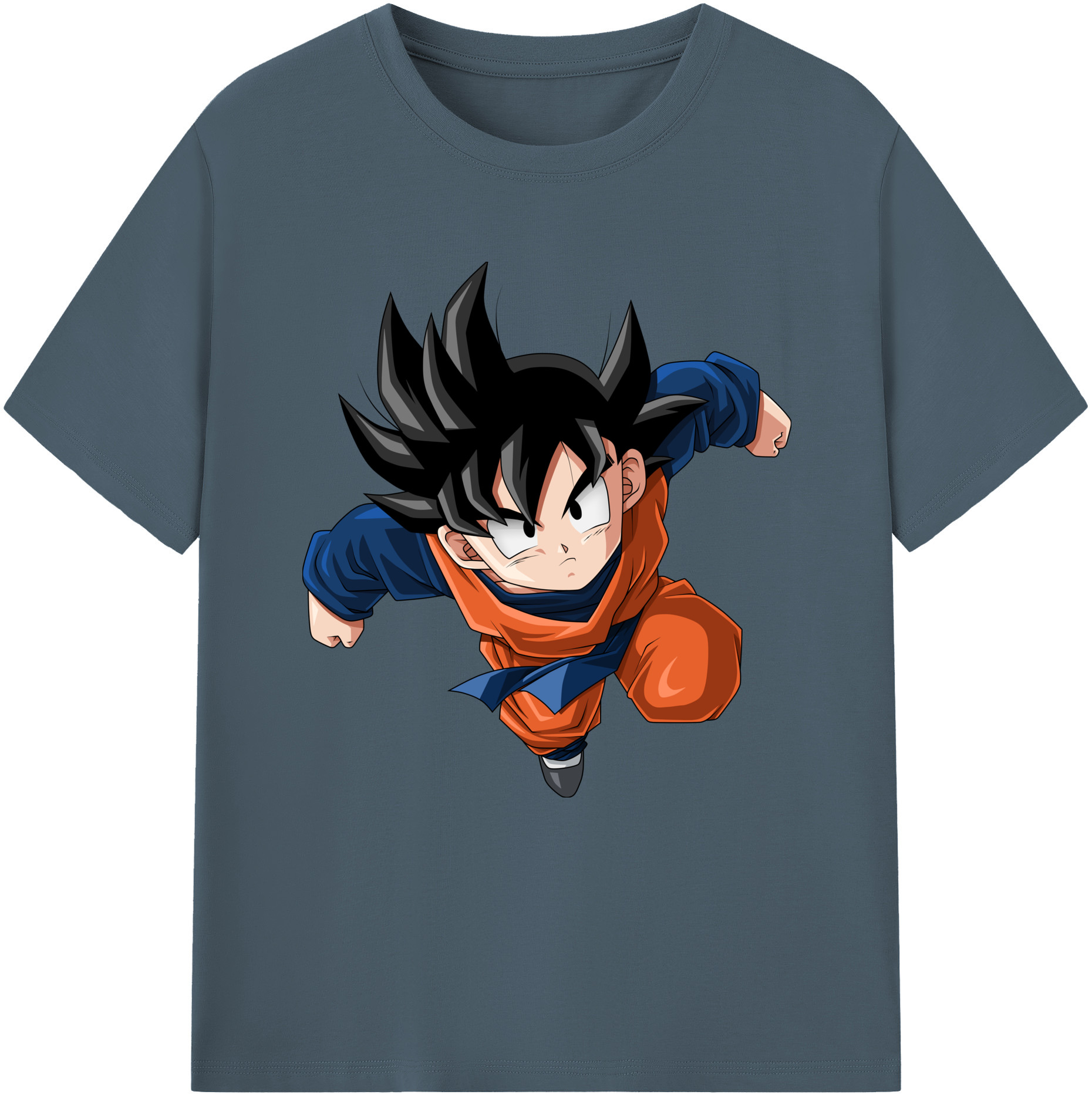 （画像用） ドラゴンボール 孫悟空（そん ごくう）Son Goku カカロット DRAGON BALL Kakarotto 綿100％半袖Tシャツ（フロントプリント）